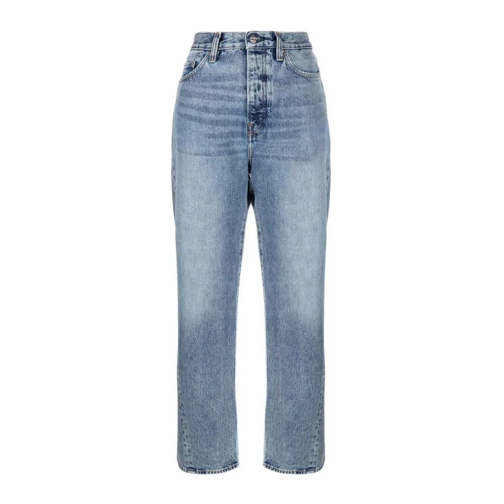 Økologisk Bomull Regular-Fit Blå Denim Jeans