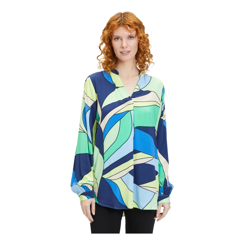 Betty Barclay Mouwloze Blouse met Stijlvolle Print Multicolor Dames