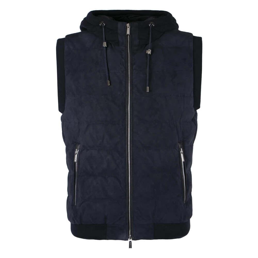 Moorer - Jackets > Vests - Blue - Moorer - Modalova