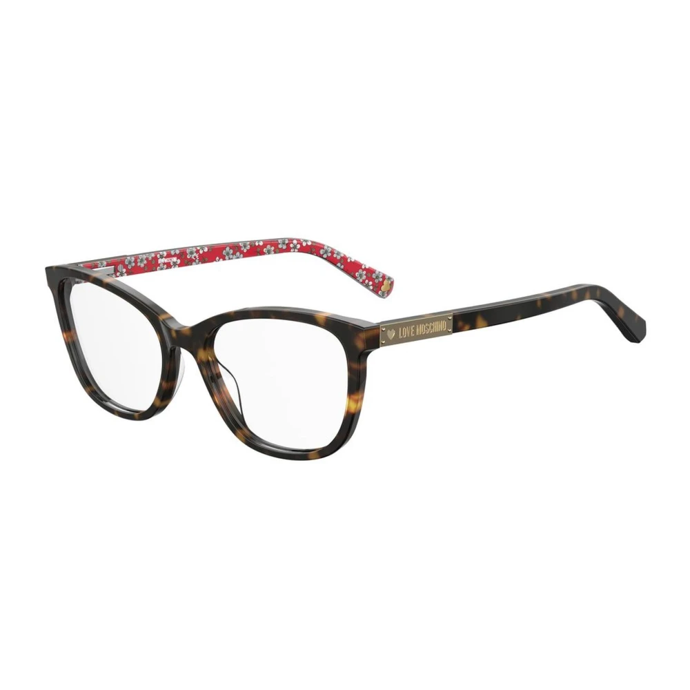 Love Moschino Bicolor Acetaatmontuur Bril Multicolor Dames