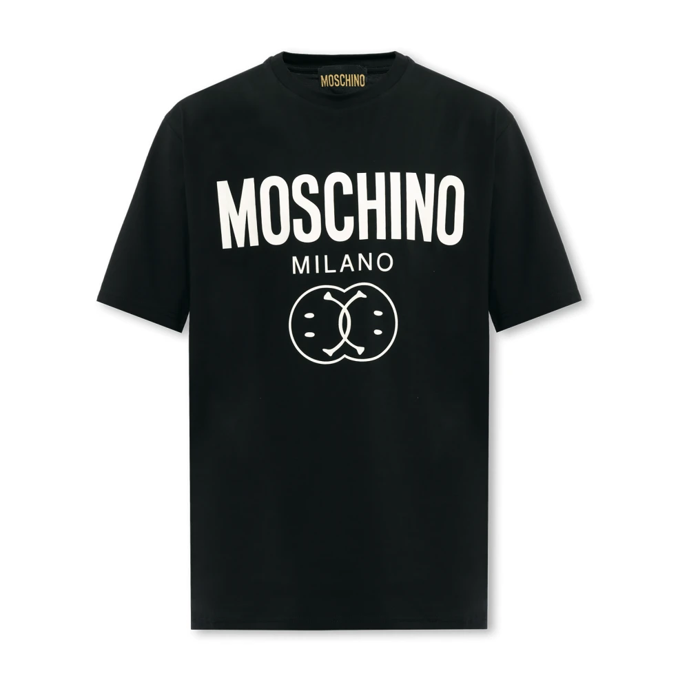 Moschino Stijlvolle T-shirts voor Mannen en Vrouwen Black Heren