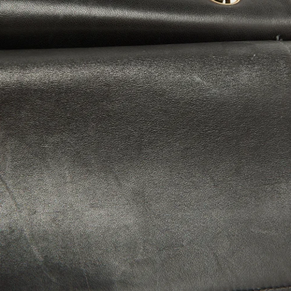 Chanel Vintage Pre-owned Leather chanel-bags Black Dames