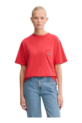 T-shirt med fickdetalj