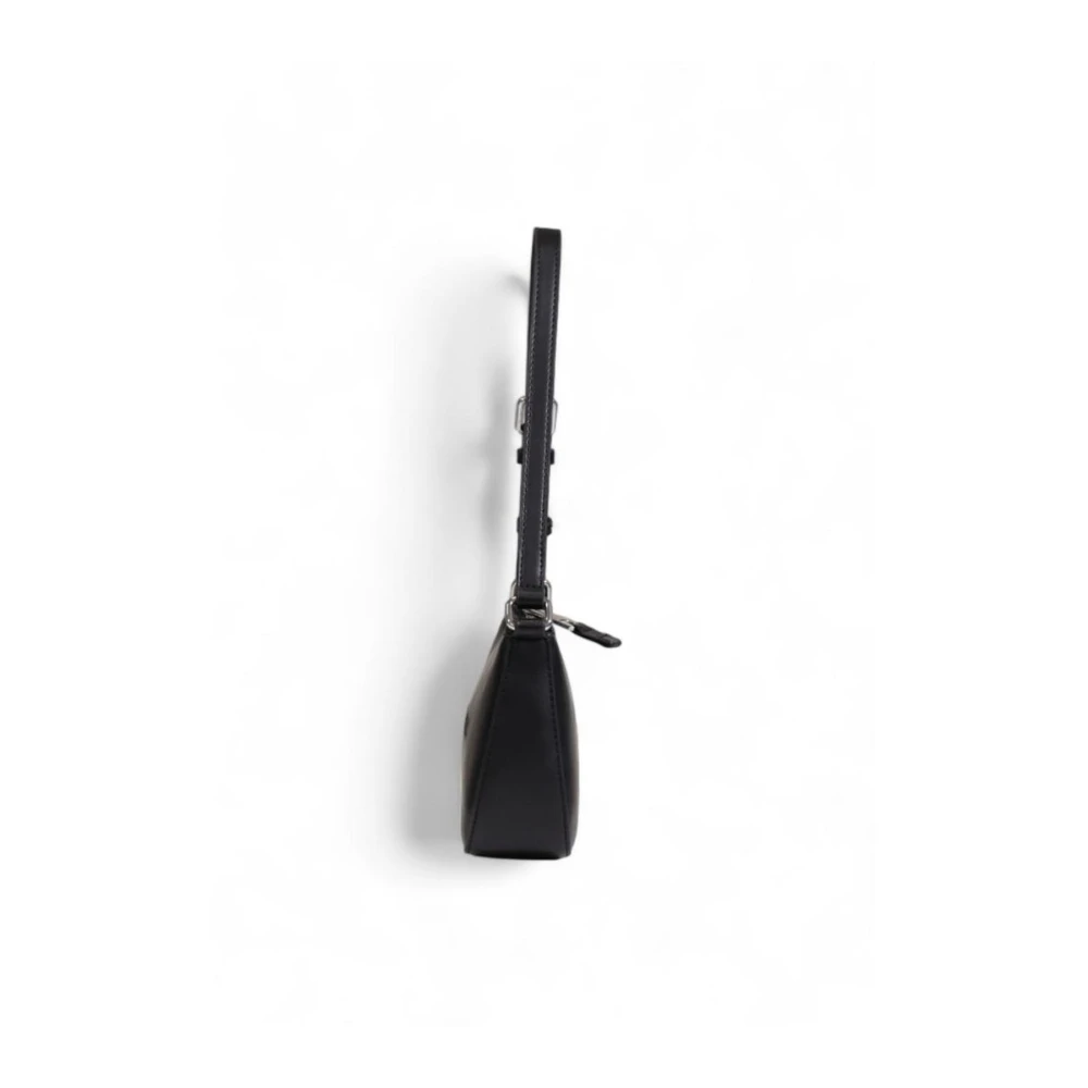 Tommy Hilfiger Stijlvolle Polyethyleen Handtas voor Vrouwen Black Dames