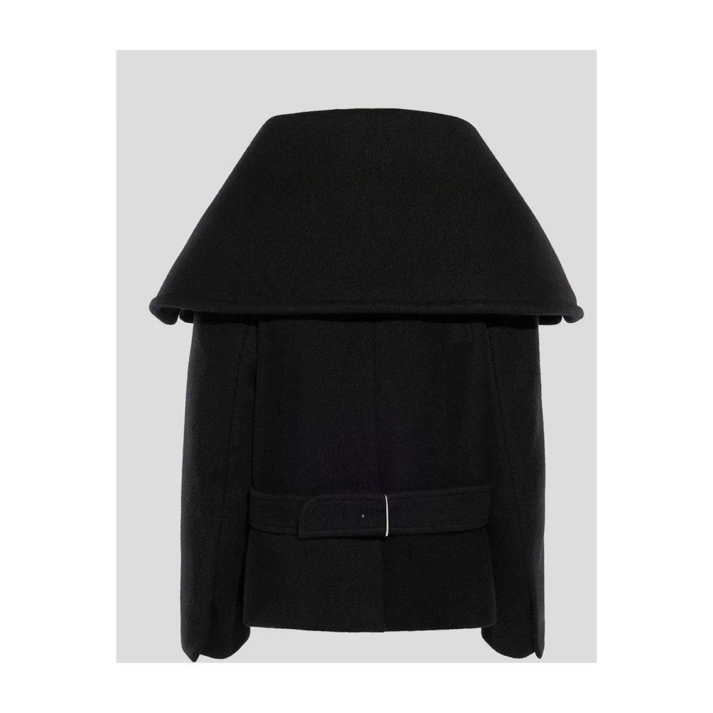 Jacquemus Wollen Caban Jas Black Dames