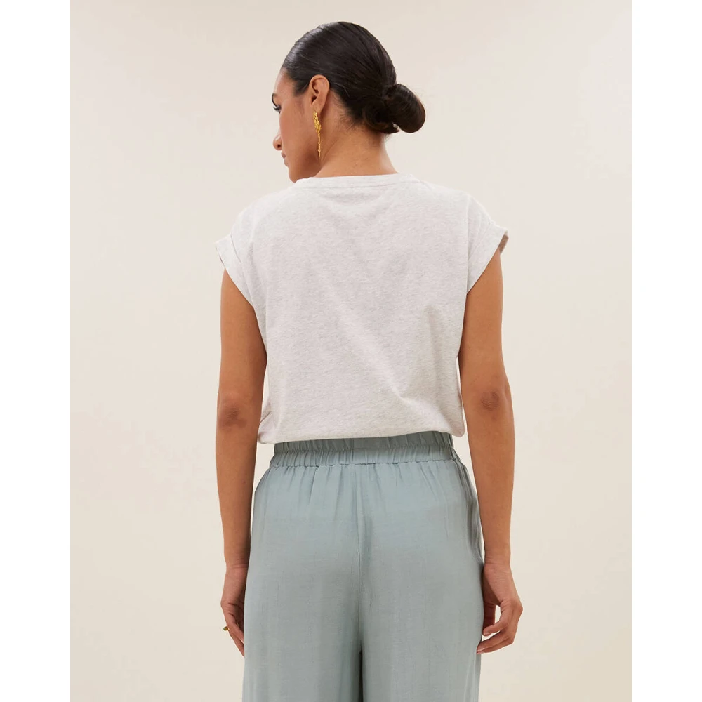 By-Bar Lucky Thelma T-shirt White Dames