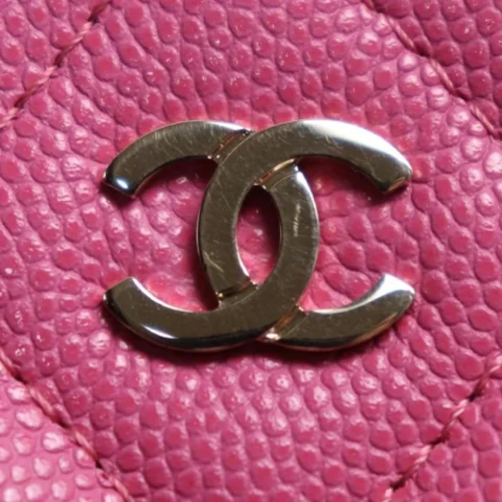 Chanel Vintage Pre-owned Leather shoulder-bags Pink Dames