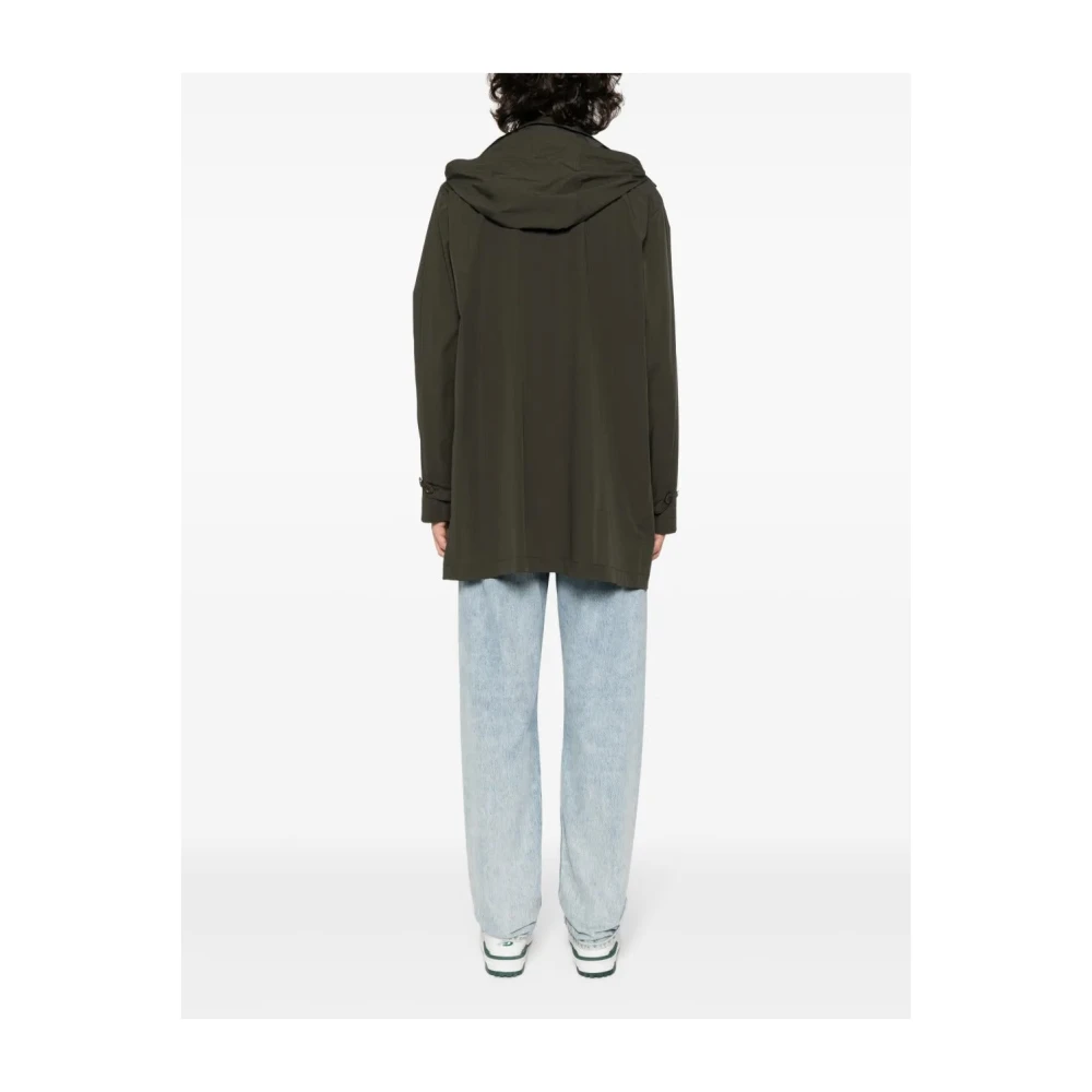 Aspesi Stadio Nylon Regenjas Green Heren