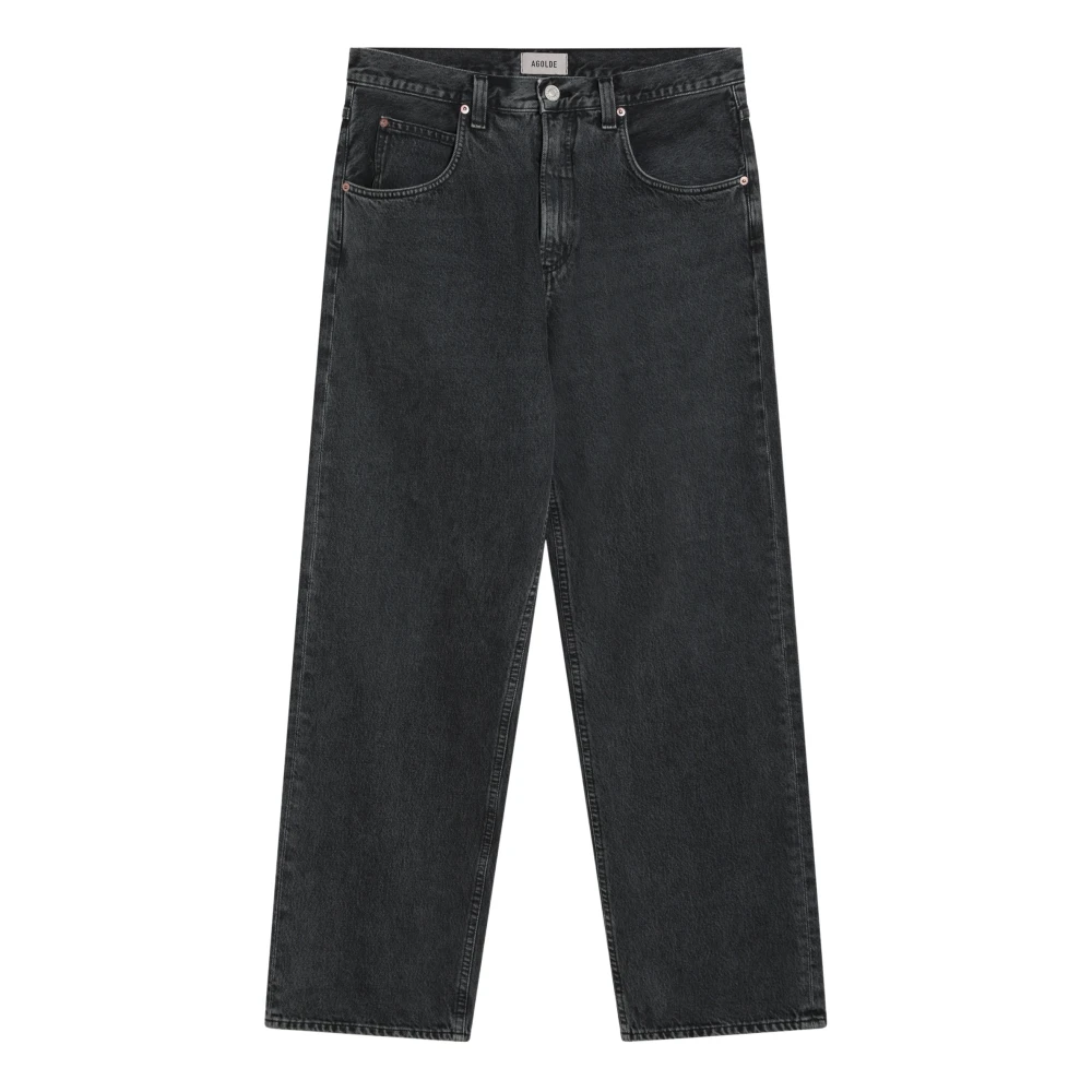 Agolde Regular Fit Denim Jeans Black Heren
