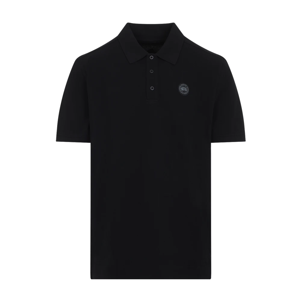 Canada Goose Zwarte T-shirt voor mannen Black Heren