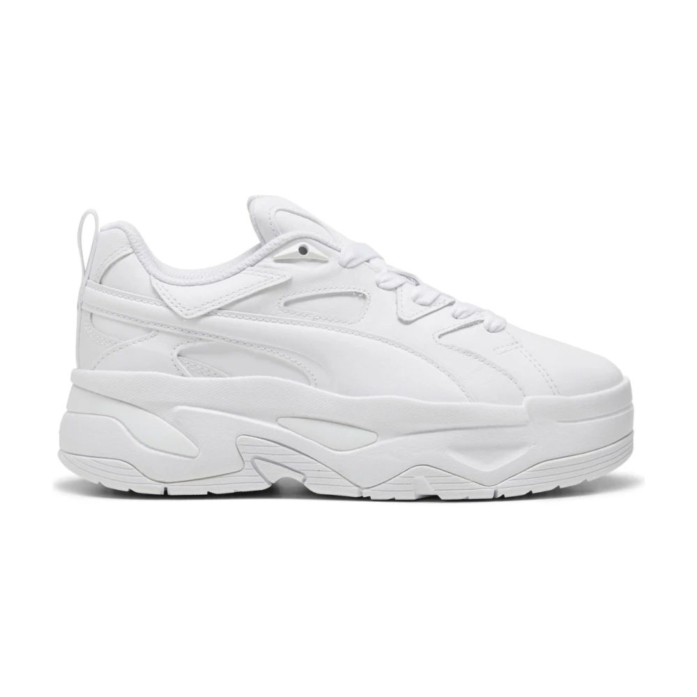 Puma Women's White Sneakers,, Leisure Trainers For Size 7
