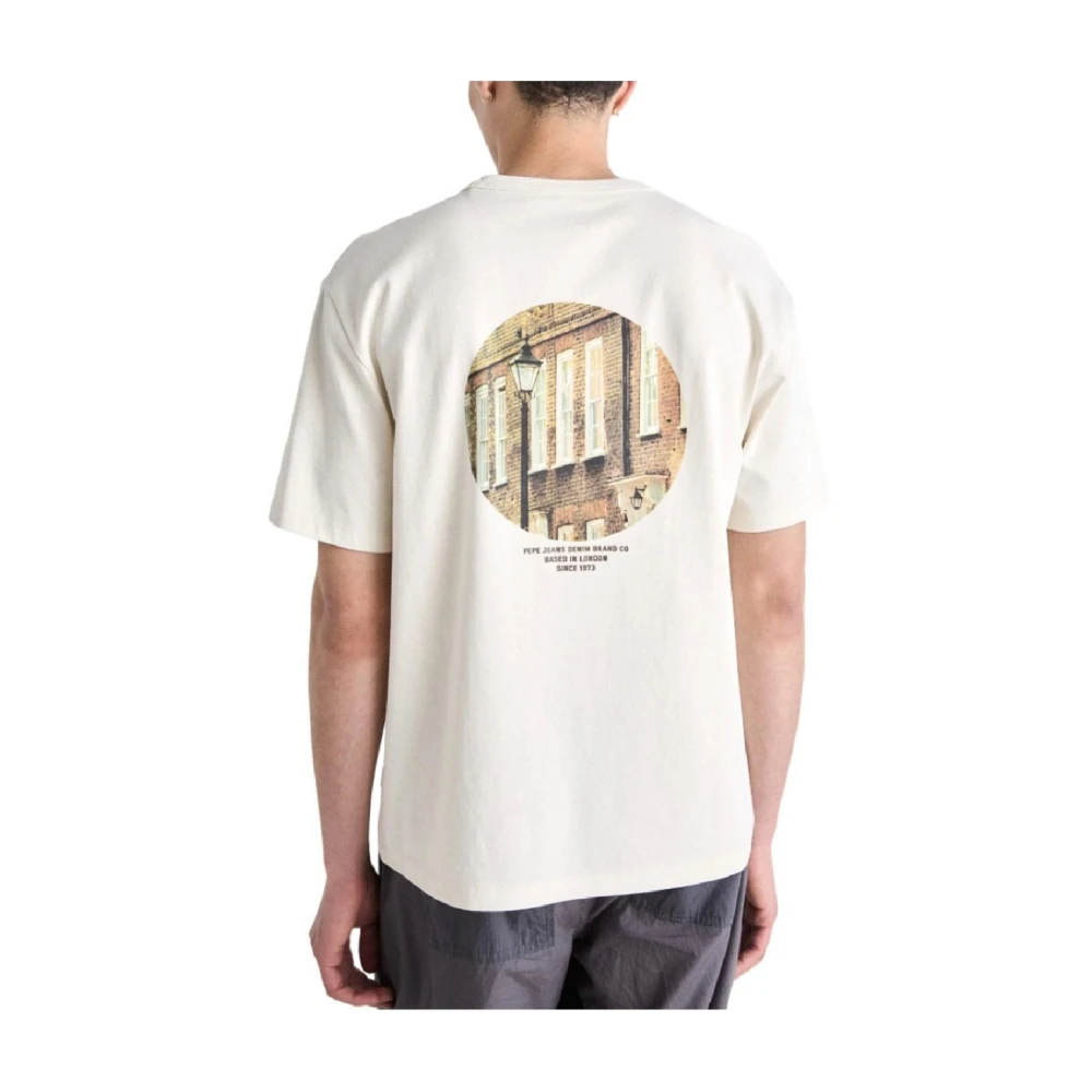 Pepe Jeans Beige T-shirt met korte mouwen Sutton Beige Heren
