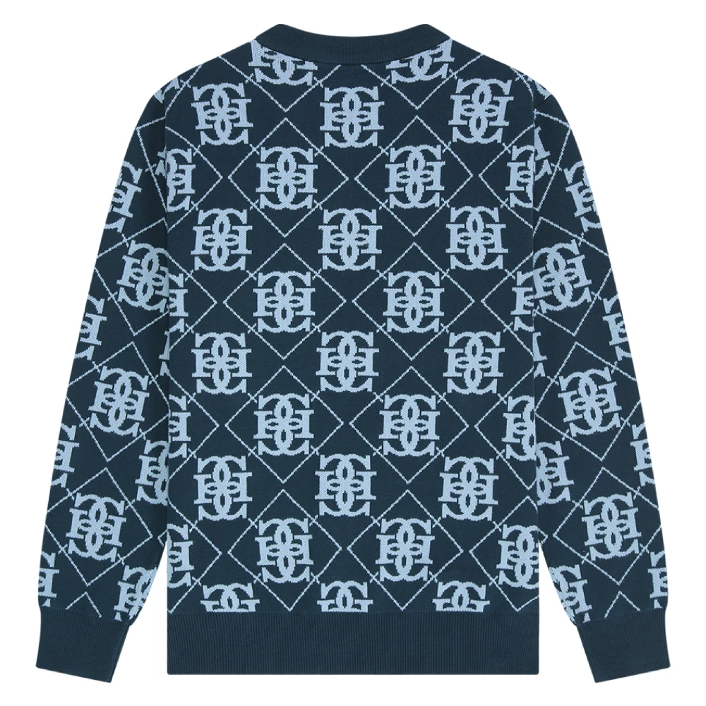 In Gold We Trust Goetsch Gebreide kleding Blue Heren