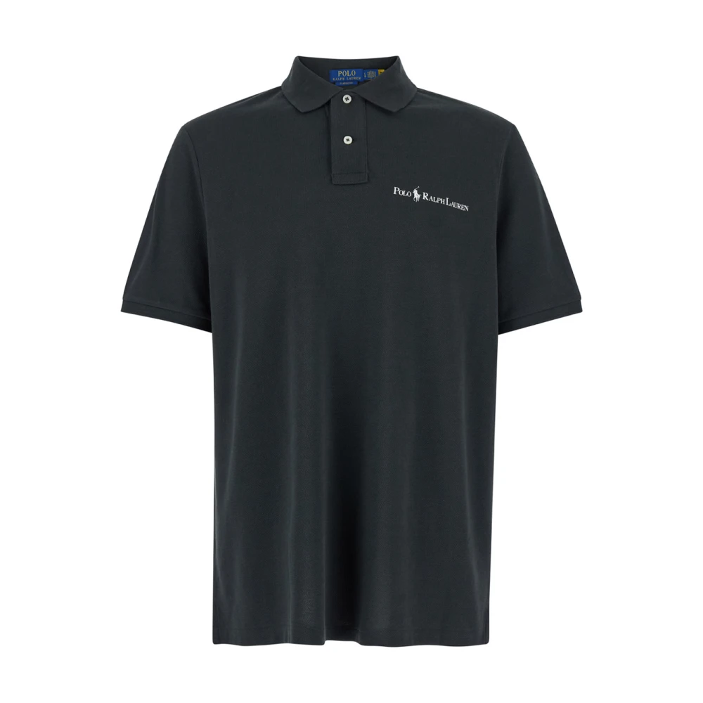 Polo Ralph Lauren Klassiek Wit Poloshirt met Logo Gray Heren