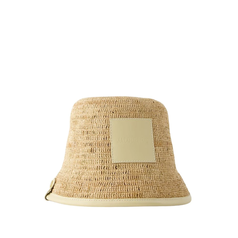 Jacquemus Unisex Beige Soli Bucket Hat