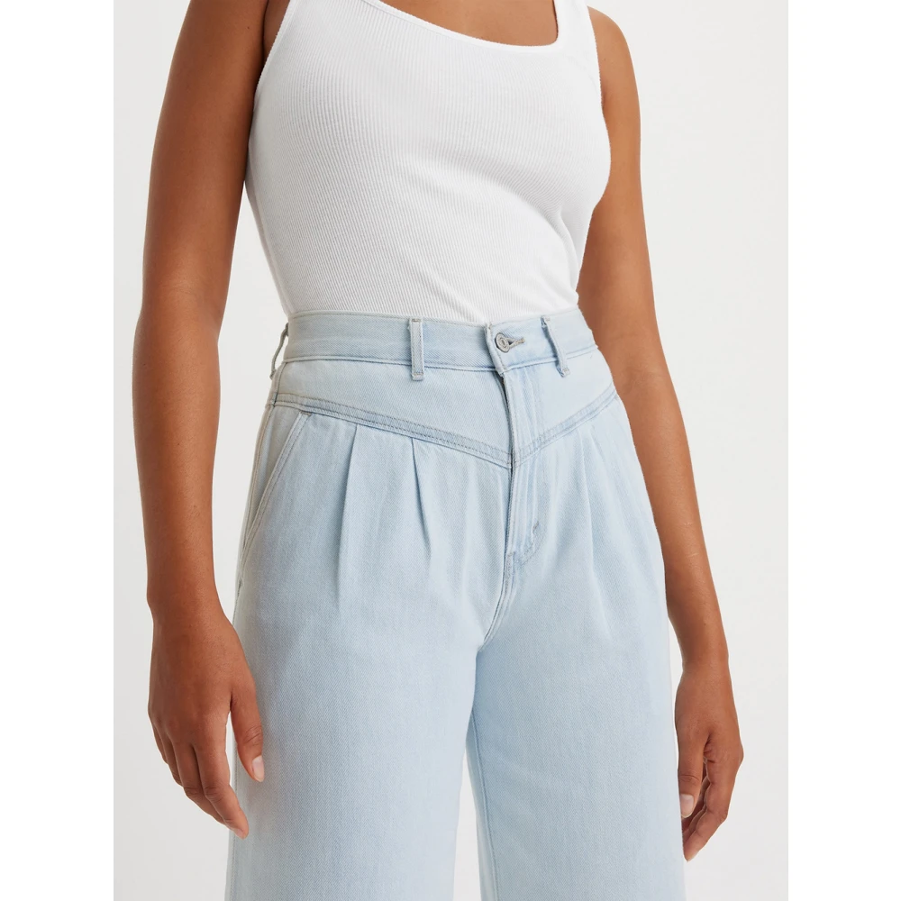 Levi's Wijde Pijp Denim Jeans voor Vrouwen Blue Dames