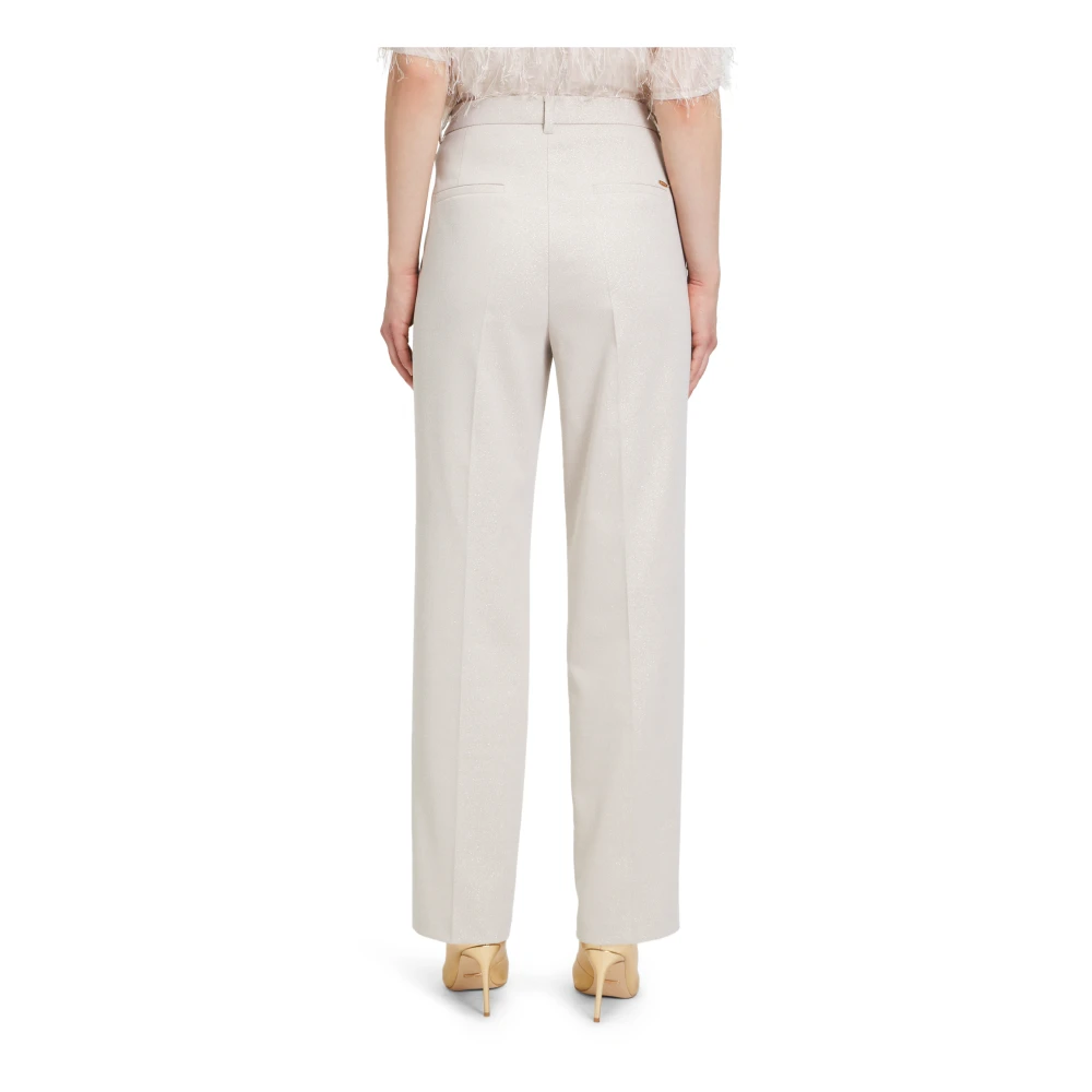 Betty & Co Pak broek in glitter look Gray Dames