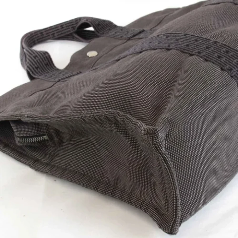 Hermès Vintage Pre-owned Canvas totes Black Dames