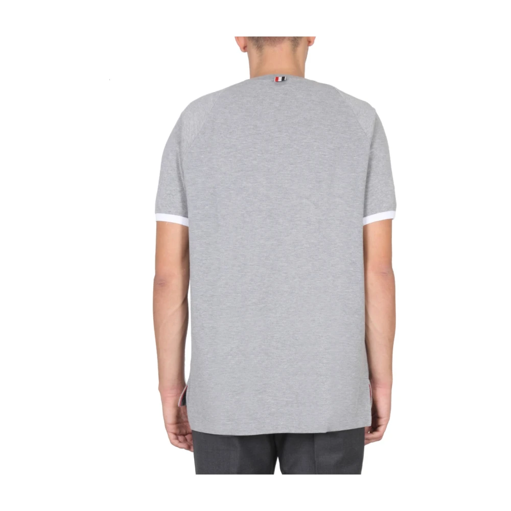 Thom Browne Moderne Crewneck T-shirt Gray Heren
