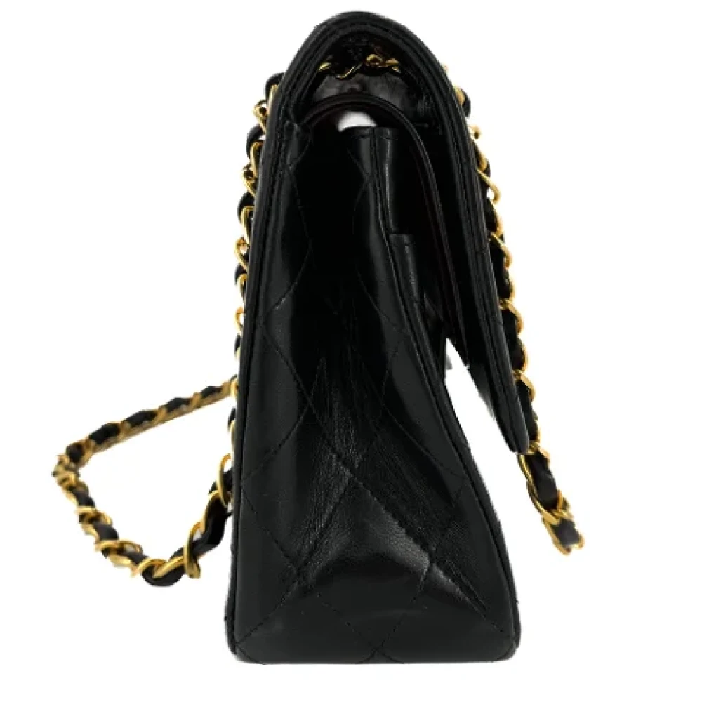 Chanel Vintage Pre-owned Leather handbags Black Dames