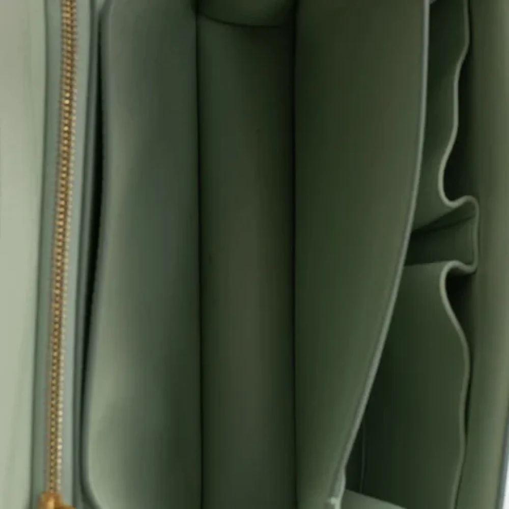 Celine Vintage Pre-owned Leather celine-bags Green Dames
