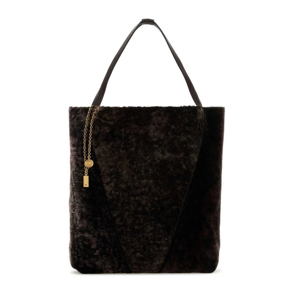 Chloé , Shopping Bags, Female, Brown, One Size, Tote Bags