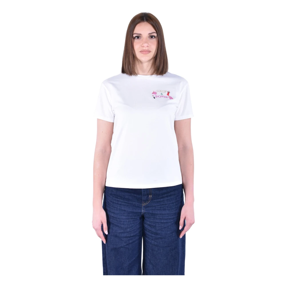 Mc2 Saint Barth White T-Shirts - Female - T-Shirts - Xs - Tops