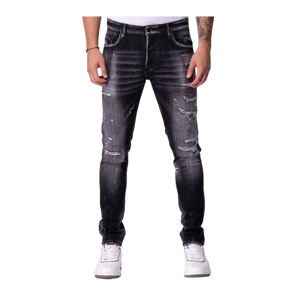 My Brand Slim-Fit Jeans voor Moderne Man Black Heren