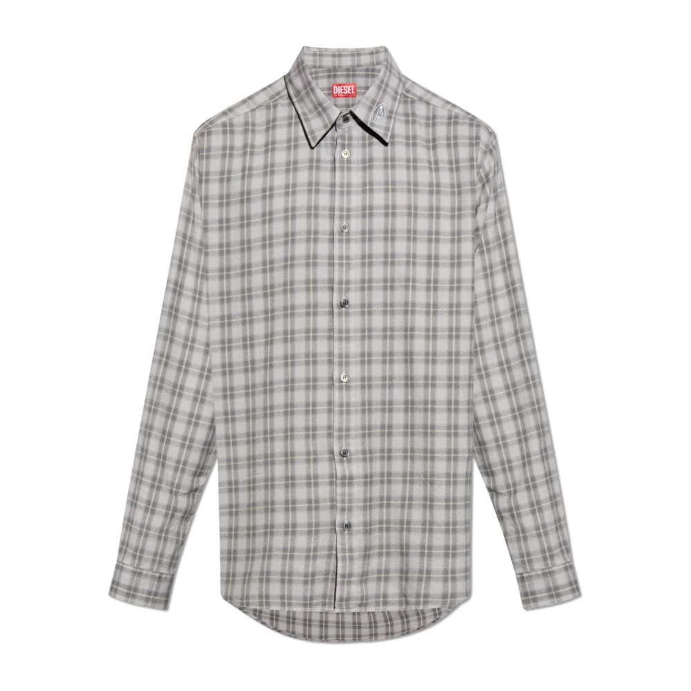 Diesel Shirt S-Pierr Gray Heren