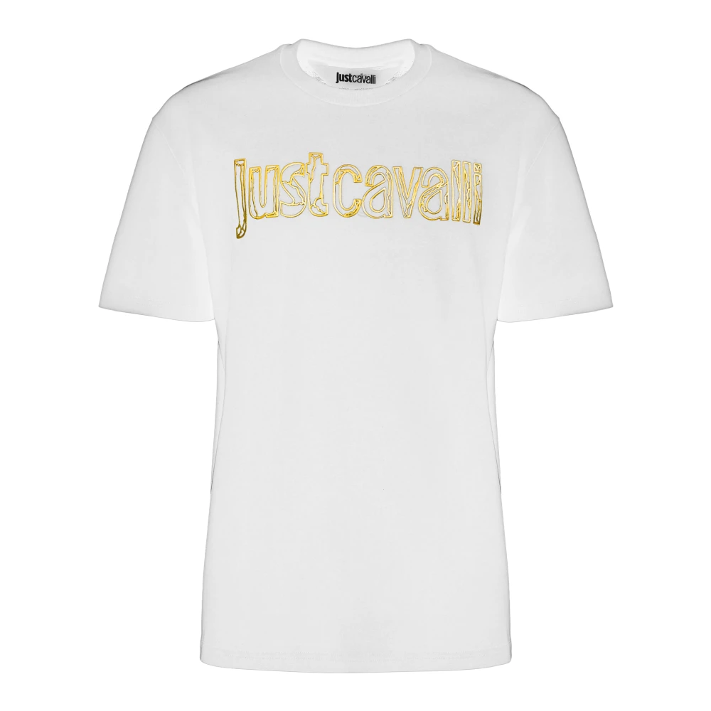 Just Cavalli Snygga T-shirts och Polos White, Herr