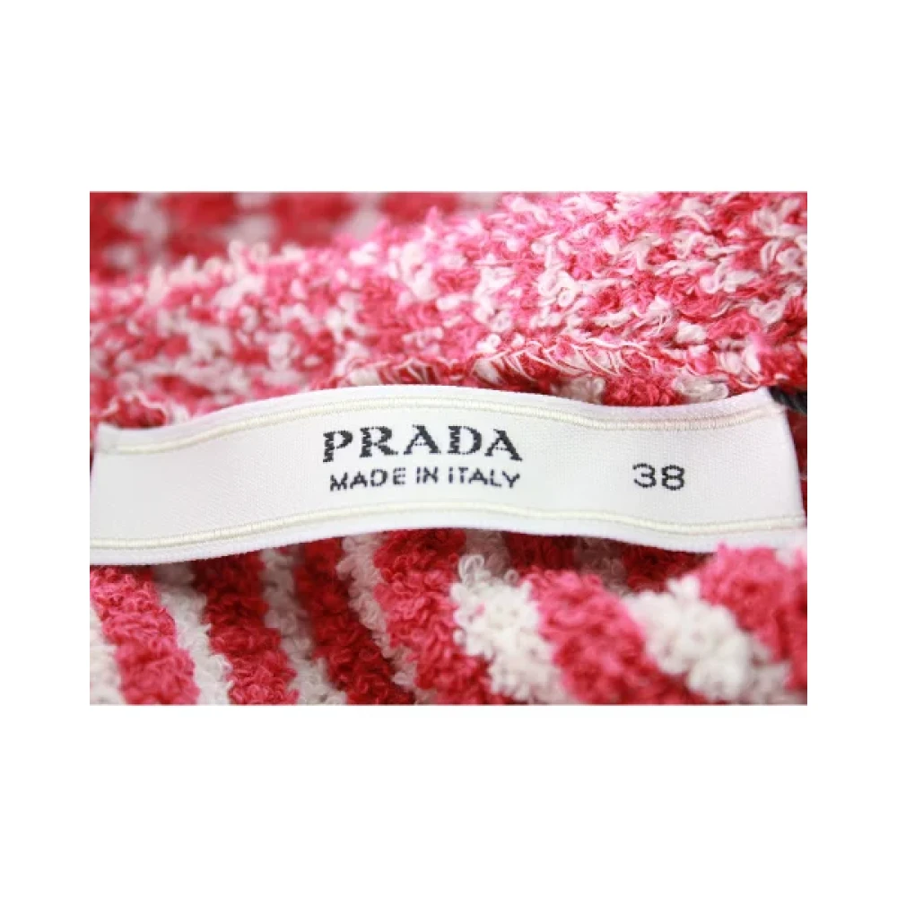 Prada Vintage Pre-owned Cotton tops Pink Dames