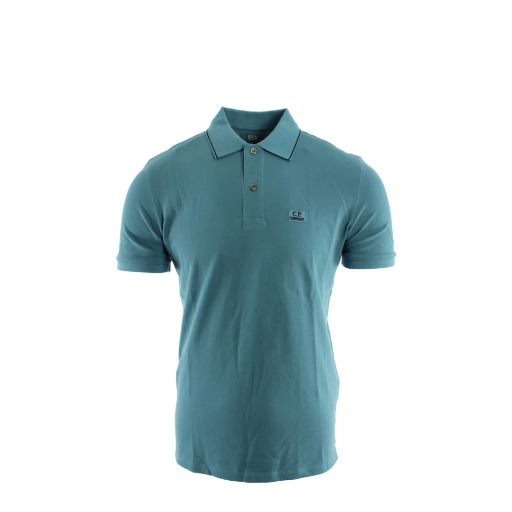 C.p. Company Men's Blue Polo - Polo Shirts - Xs - Tops