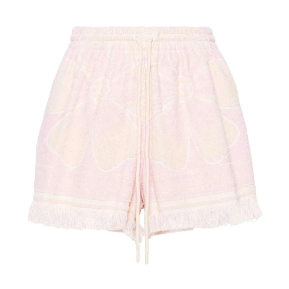 Rosa Blomster Håndkle Shorts