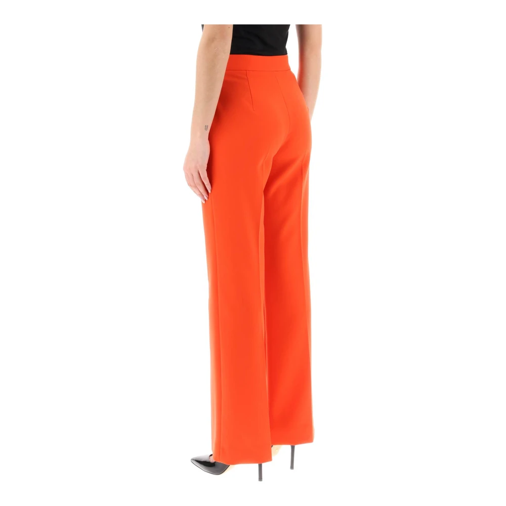Moschino Wide Trousers Red Dames