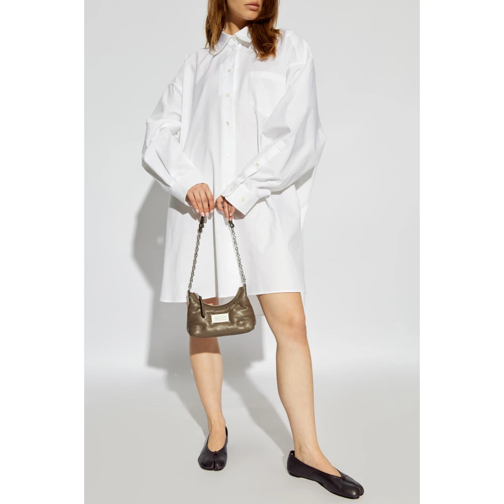 Maison Margiela Oversized Cut Shirt White Dames