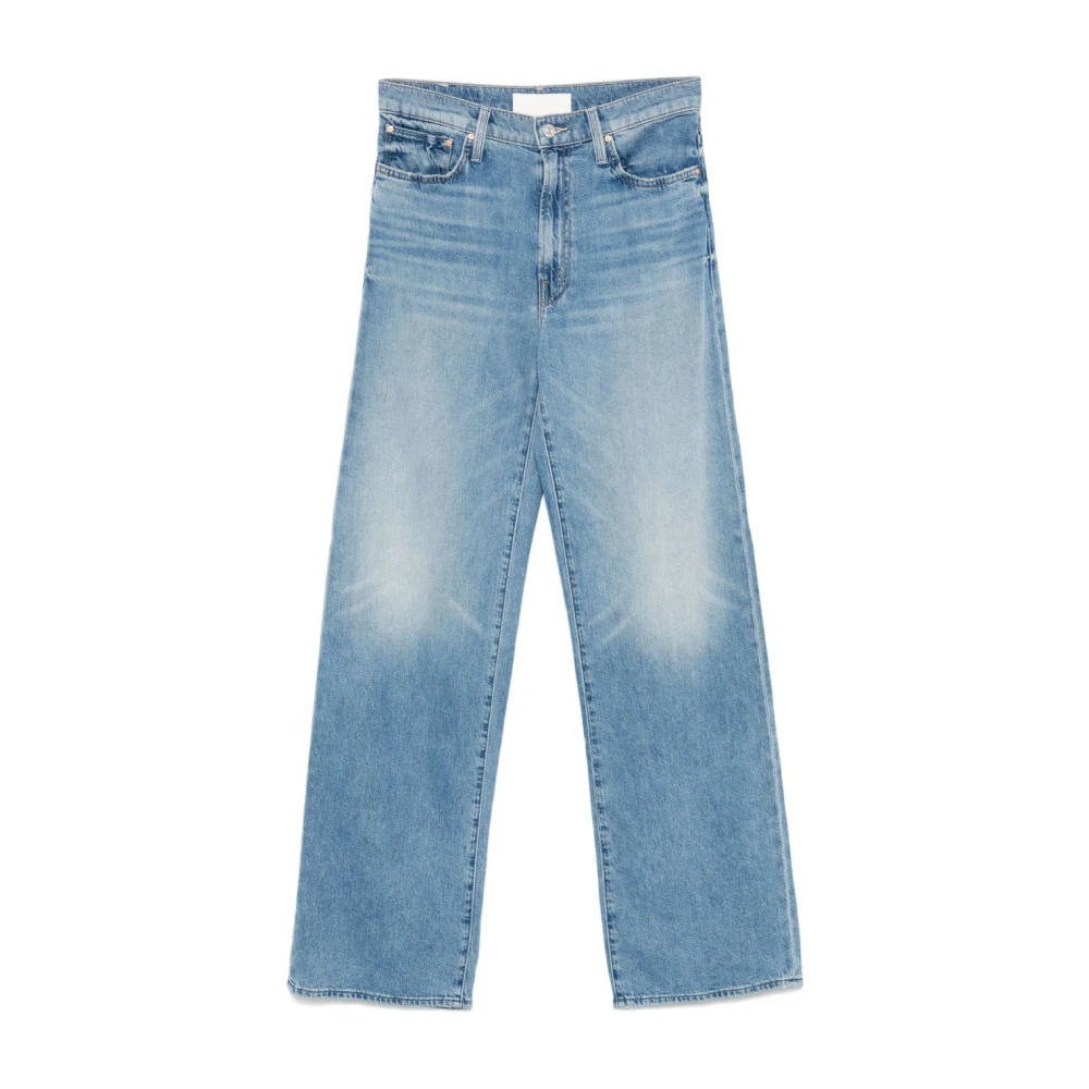 Mother Blå Klarblå Stilfull Denim Jeans