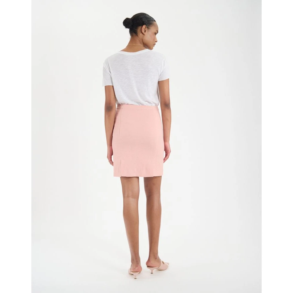 Ines De La Fressange Paris Edmonde katoenen rok Pink Dames
