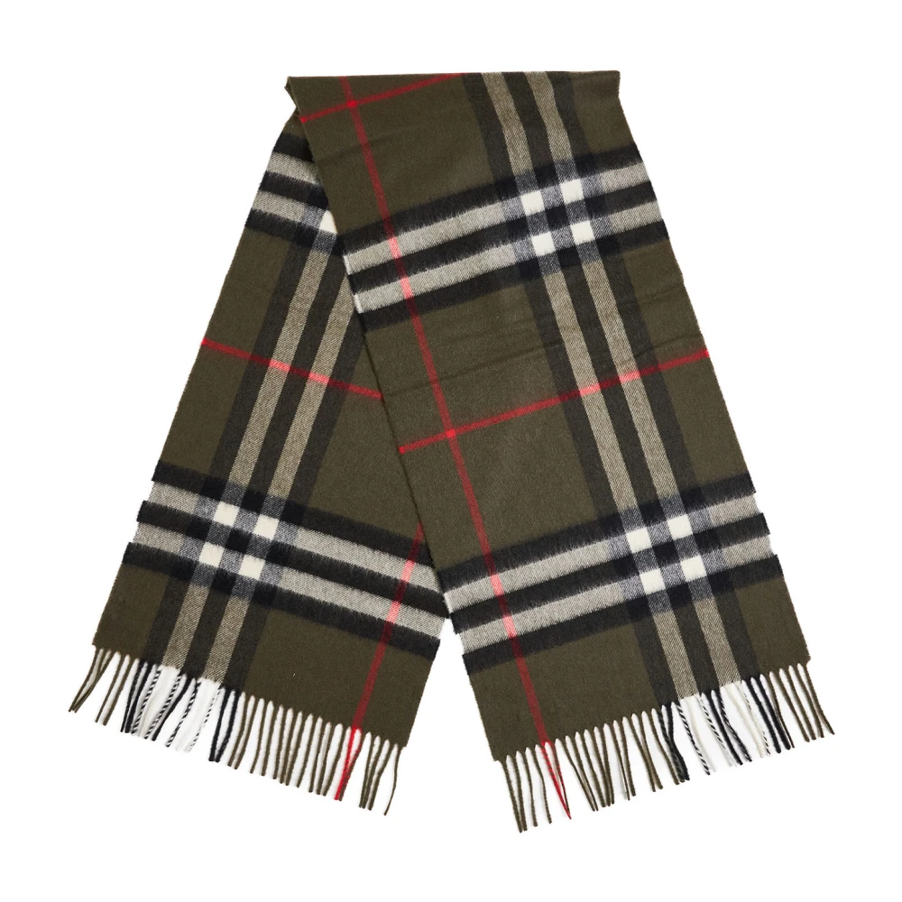 Burberry Stijlvolle Sjaals Collectie Green Heren