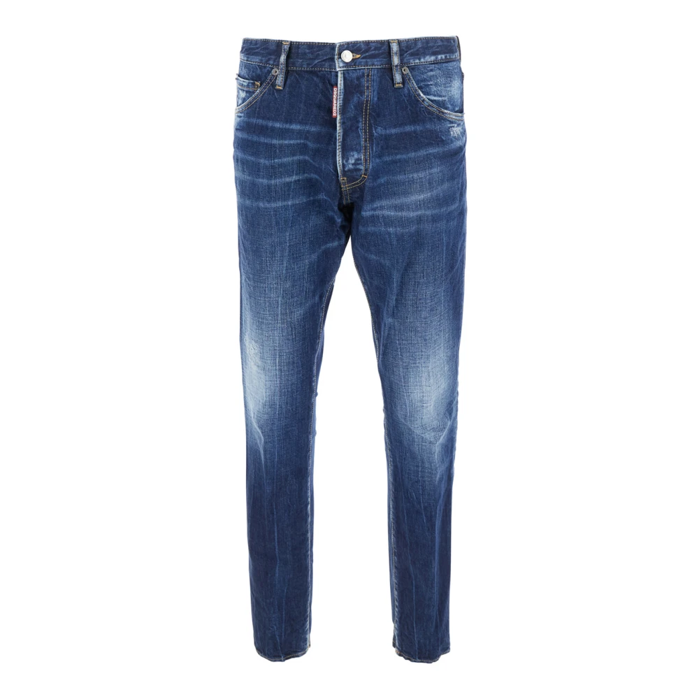 Dsquared2 Cool Guy Blauwe Jeans Vervaagd Denim Blue Heren