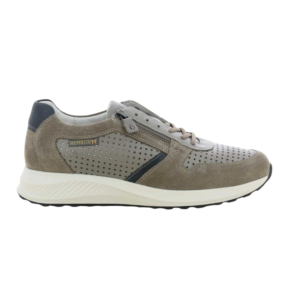 Mephisto Taupe Dino Perf Herenschoenen Heren Schoenen Beige