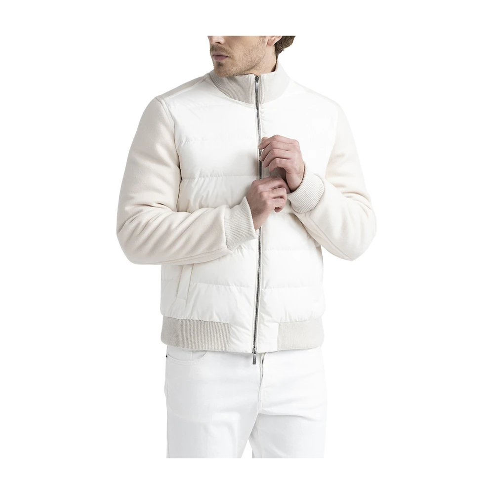 PESERICO WR ganzendons bomber Beige Heren