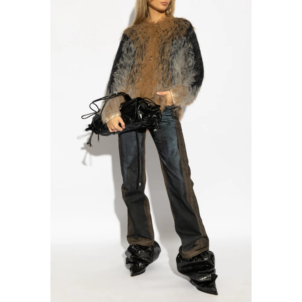 Y Project Jeans met print Gray Dames