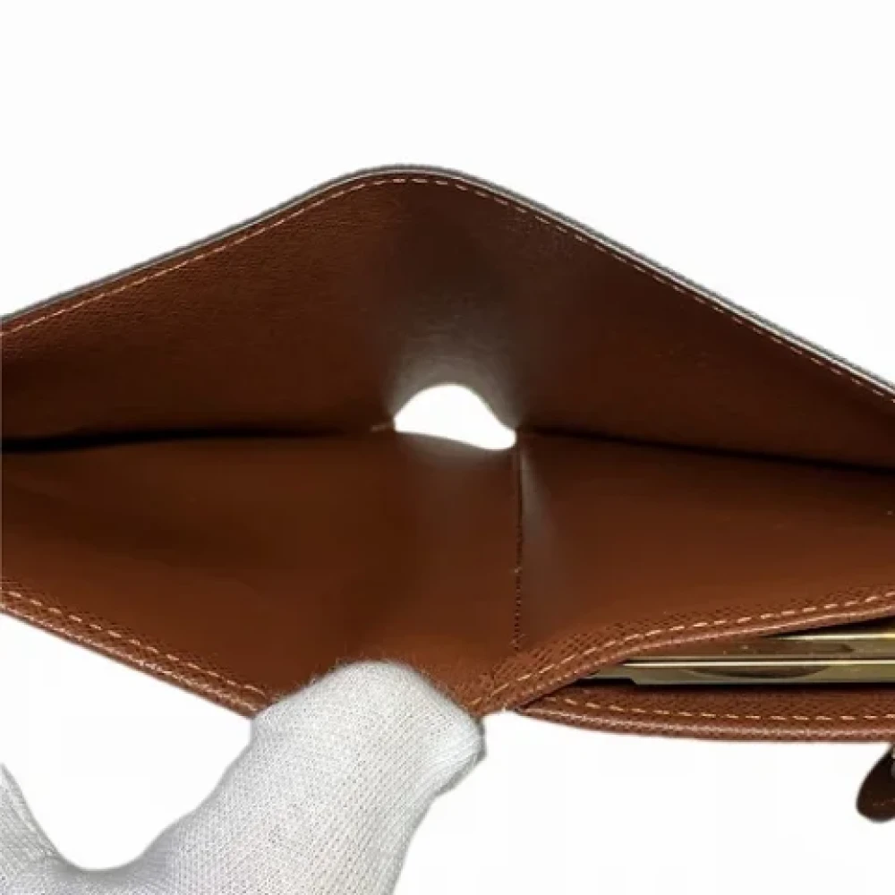 Louis Vuitton Vintage Pre-owned Canvas wallets Brown Dames