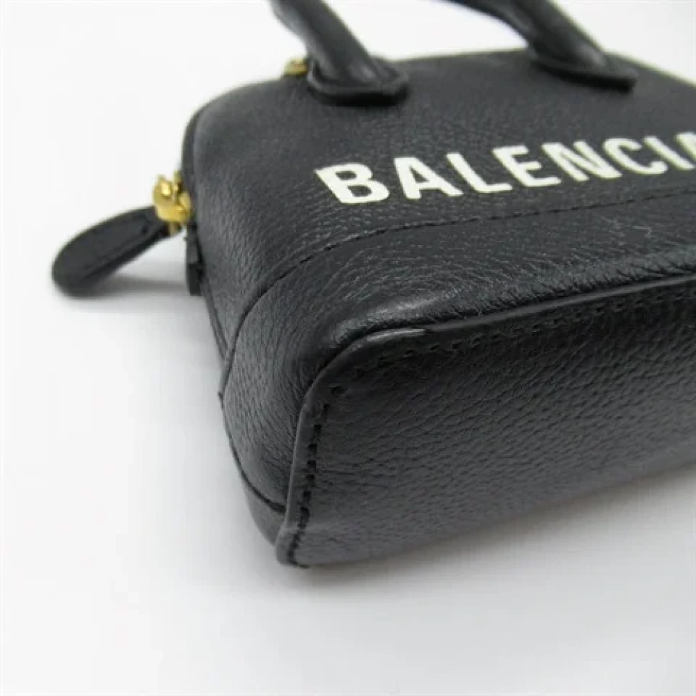 Balenciaga Vintage Pre-owned Leather crossbody-bags Black Dames