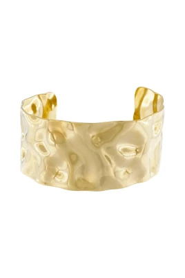Guldpläterad Vattentät Statement Manschettarmband