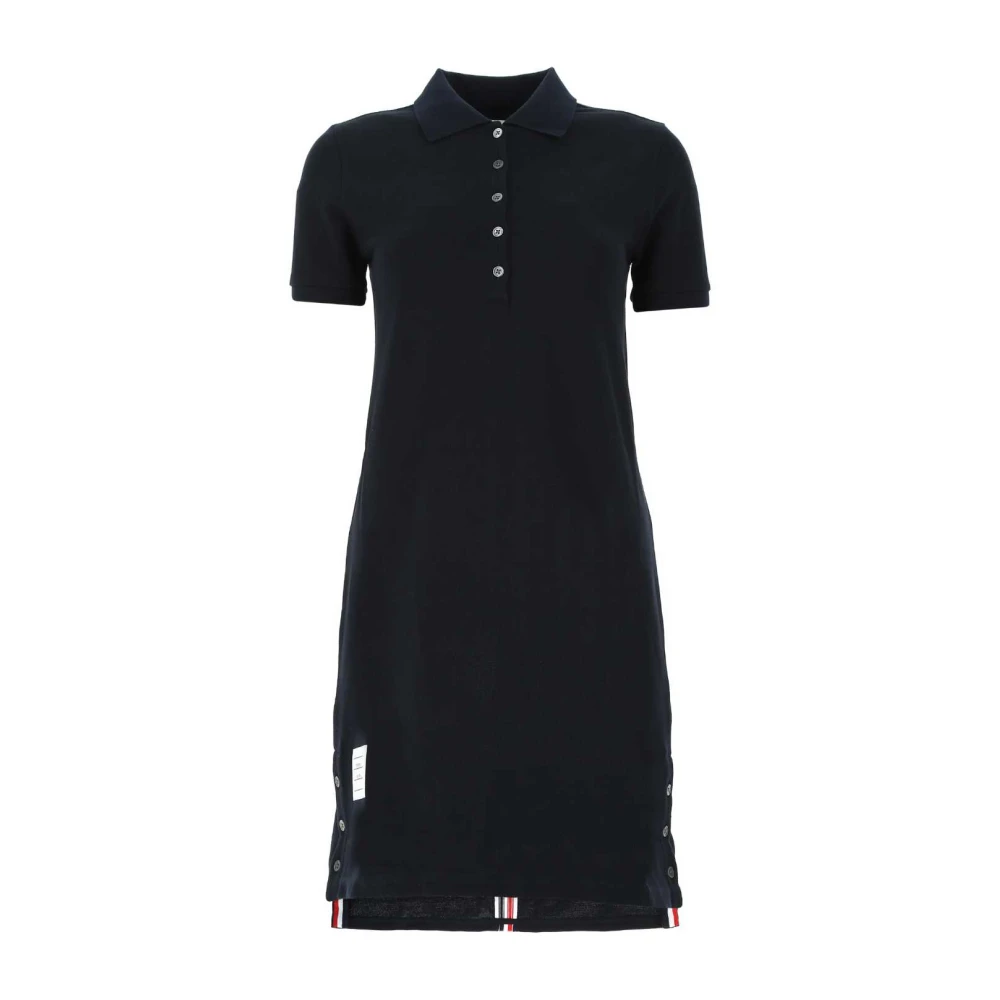 Thom Browne Midnight Blue Polo Shirt Jurk Blue Dames