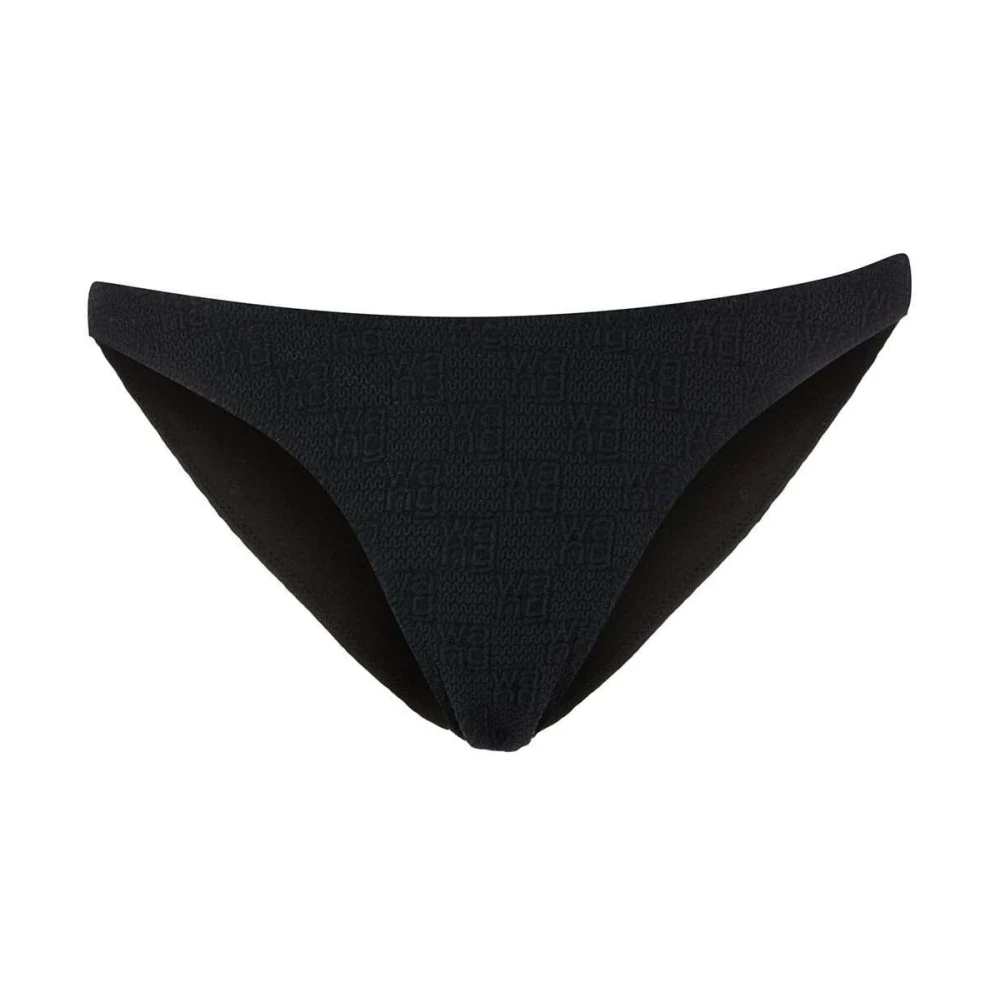 Alexander wang Zwarte gebreide logo bikini broekjes Black Dames
