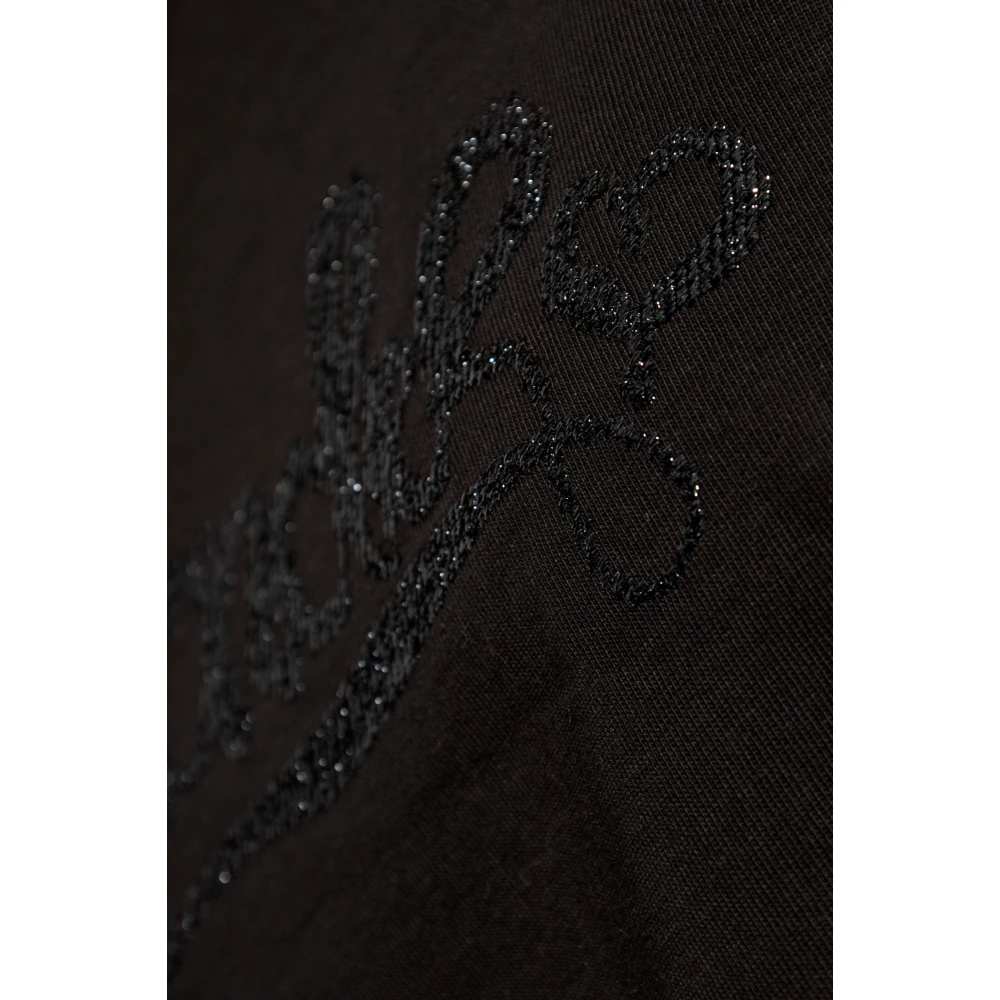 Moncler T-shirt met logo Black Dames