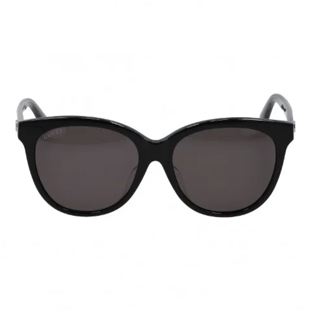 Gucci Vintage Pre-owned Fabric sunglasses Black Dames
