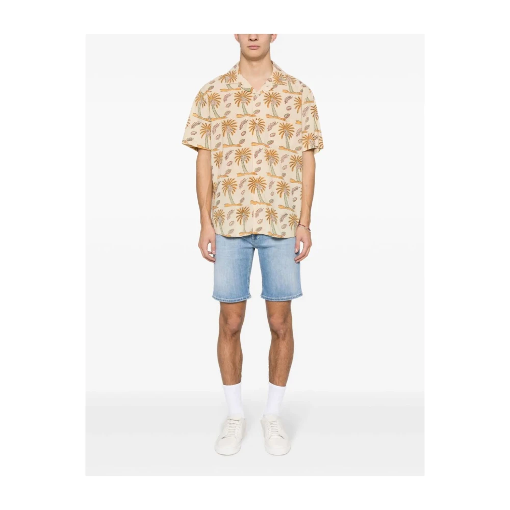 Dondup 800Cc Casual Shorts voor Mannen Blue Heren